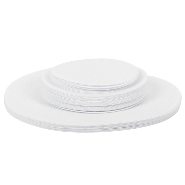 Filtpladebeskyttelsespude Anti-friktionsopbevaringsseparator Isolationsmåtte Madplade Porcelænsdeler (Hvid 48STK)