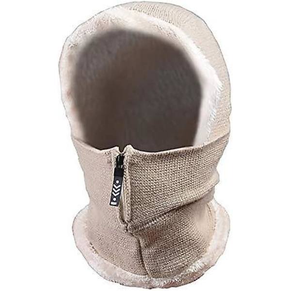 Talven lämmin Balaclava-hattu joustavalla kaulapipolla miehille ja naisille