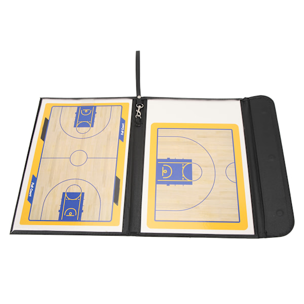 Basketboll Clipboard 2.5 Vikbar Basketboll Coaching Board Magnetisk Strategitavla med Penna Suddgummi