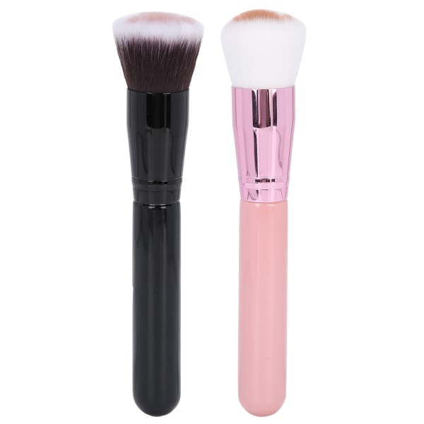 2kpl Meikkiharja Soft Hair Foundation Contour Powder Cat Claw Brush Buffing Meikkityökalu