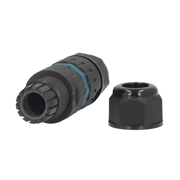 IP68 Vedenpitävä Liitin Ulkokäyttöön Pikaliitin Suora Läpi 5-ytiminen Liitin 10‑14mm