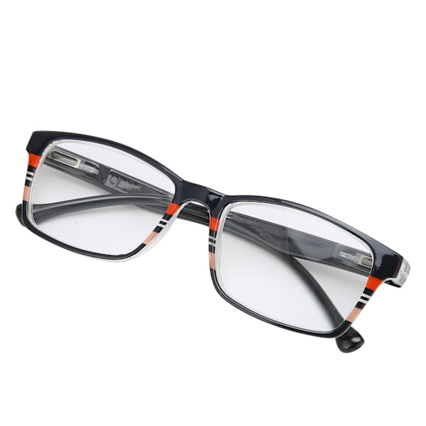 Unisex läsglasögon för äldre högupplösta glasögon Glasögon med förvaringsbox (+250 )