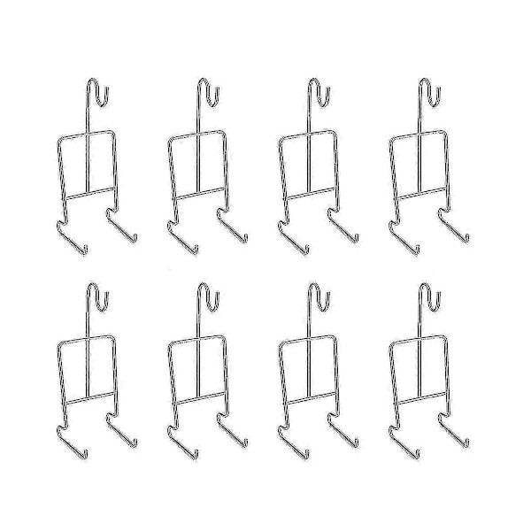 8 stk. Tekop og Underkop Display Stand Holder Rack Metal Kop Underkop Holder Tekop Holder Display Co