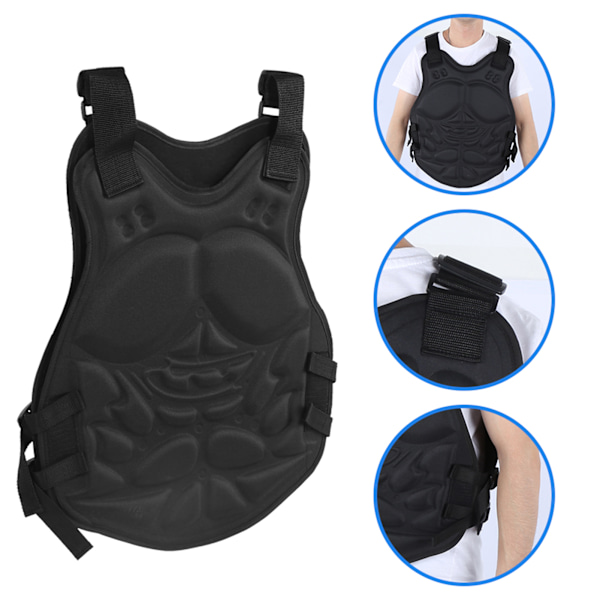 Nylon Sort Vest Beskyttelse Veste til CS Spil Sikkerhed Driver