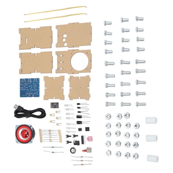 DIY Bluetooth-højttalersæt Elektronisk lyd Hjem Stereo Projekt Kit til lodning Praksis Skoleuddannelse Reservedele