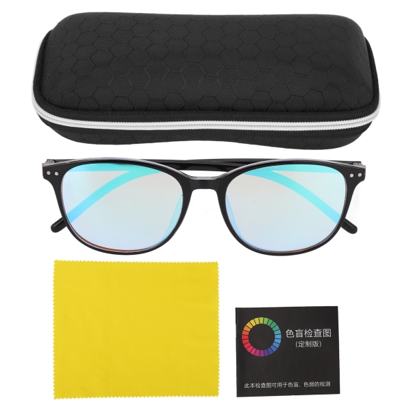 Fargeblinde briller Full ramme Forbedre syn Høy transmittans UV-beskyttelse Klar rød grønn blindhet briller