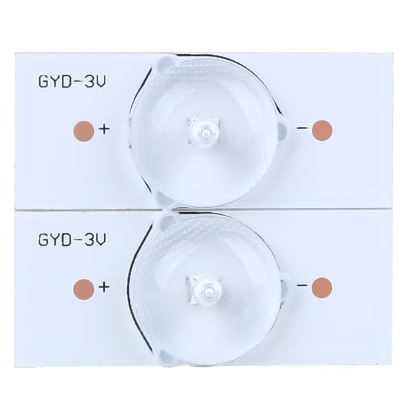 3V SMD Lampeperler Glasfiberplade med Optisk Linsefilter til TV-reparation 20 STK