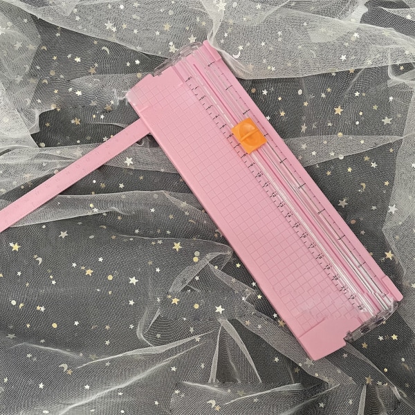 Paperileikkuri Pieni Mini Taittuva Kirkas Scale Purseet Ilmaiset Hiiliteräsleikkaus Leikekirja Paperileikkuri Pinkki