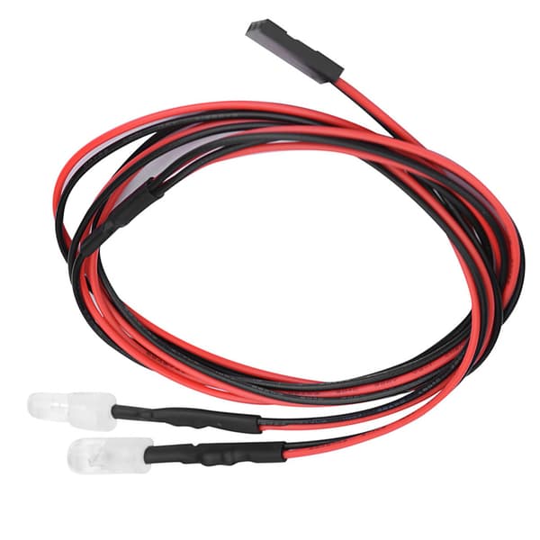 2 STK 5 mm frontlykter RC-tilbehør LED-lys for 1/10 modell driftbil (9# hvitt lys)