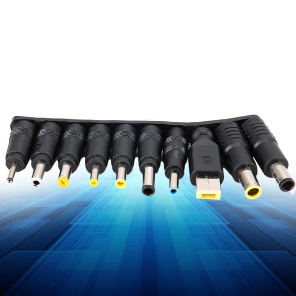 10 st DC 5.5MM Universell Multifunktionell Notebook Laptop Strömförsörjning Laddare Adapterkontakt