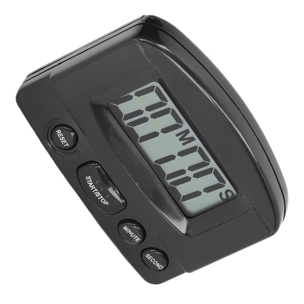 Kjøkken Digital Timer Nedtelling Klasserom Timer for Tidsstyring Studie Trening Ovn Matlaging Svart