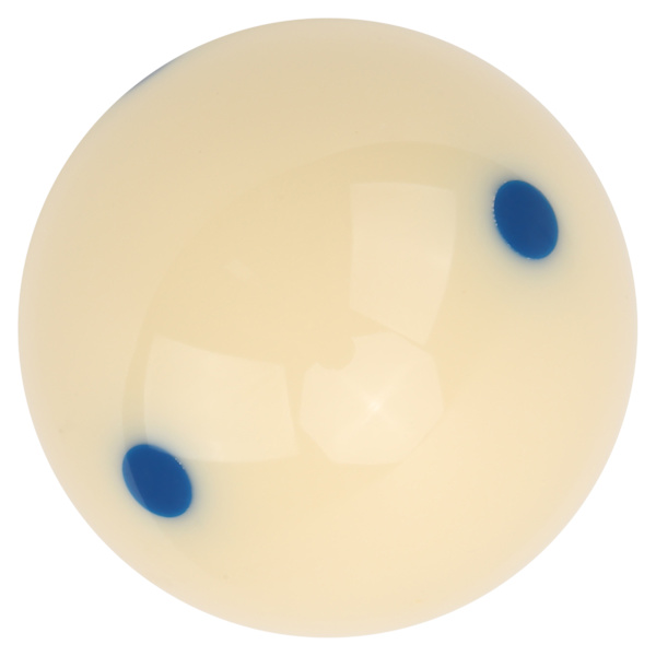 57,2 mm Pool Standard Träningsboll DotSpot Träningspall Köboll Biljardtillbehör (Blå Prick)