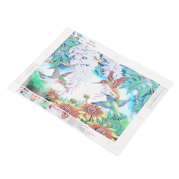 5D Rhinestone Painting Kits Birds and Flowers DIY Fun Complete Tools DIY Landscape Rhinestone Painting for Gifts