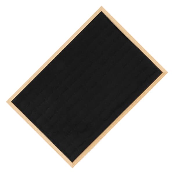 Smykkeskuffe Organizer Multipurpose 100 Rum Ring Skuffe Opbevaringsindsats til Smykkebutik Messe Sort