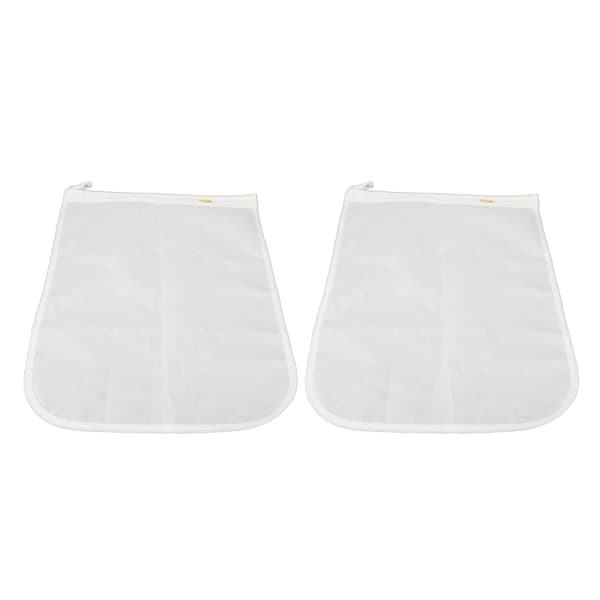 2 stk. vaskepose i mesh, plus size med lynlåslukning til vaskemaskine