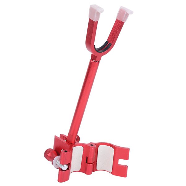 Fiske Stang Holder Aluminium Legering Anti-Slip Hånd Stang Holder Fiske Tilbehør(Rød )