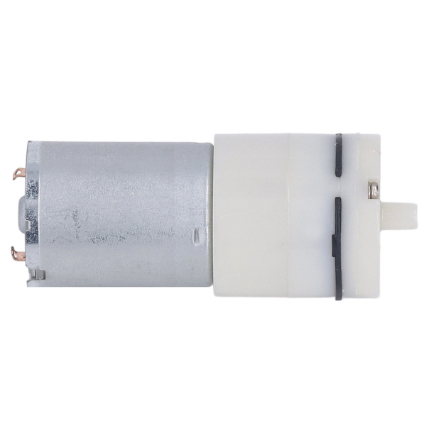 Mikro luft pumpe elektrisk pneumatisk membran vakuum mekanisk transmisjon 1 port 370 hvit DC6V