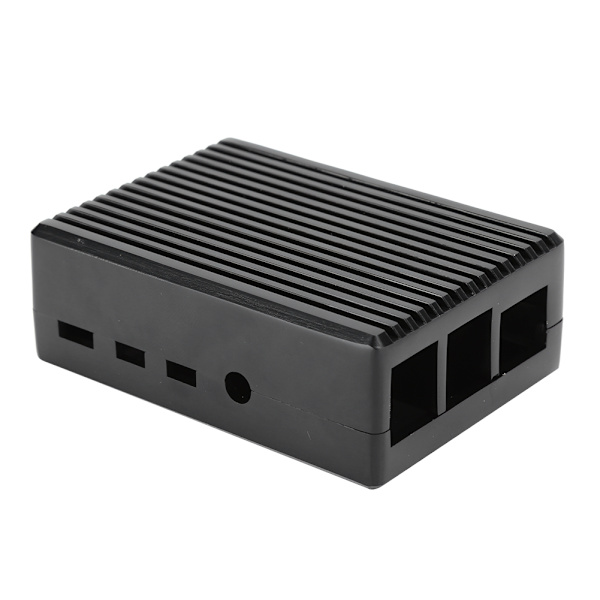 Aluminiumlegering Kabinet Metal Beskyttelsesboks Passiv Varmeafledning til Raspberry Pi 4BMetal Skal