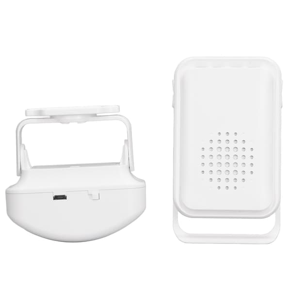 Trådlös Välkomstdörrklocka Rörelsesensor Dörringångsklocka Infraröd Detektor Säkerhetslarm 5V Micro USB
