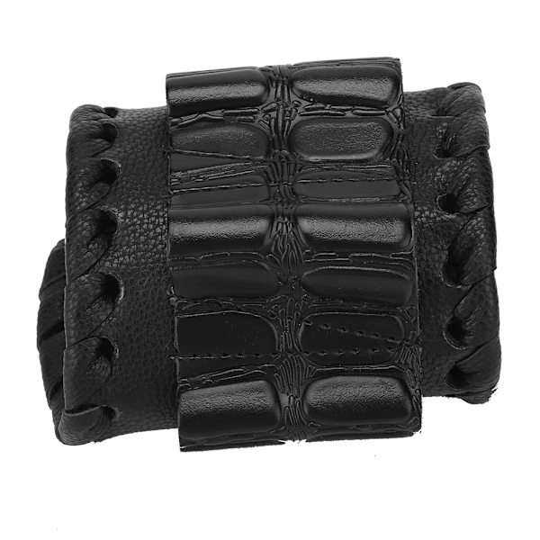 Saxväska i PU-läder Armband Saxväska Förvaringsväska Frisör hårklippande saxfodral Svart