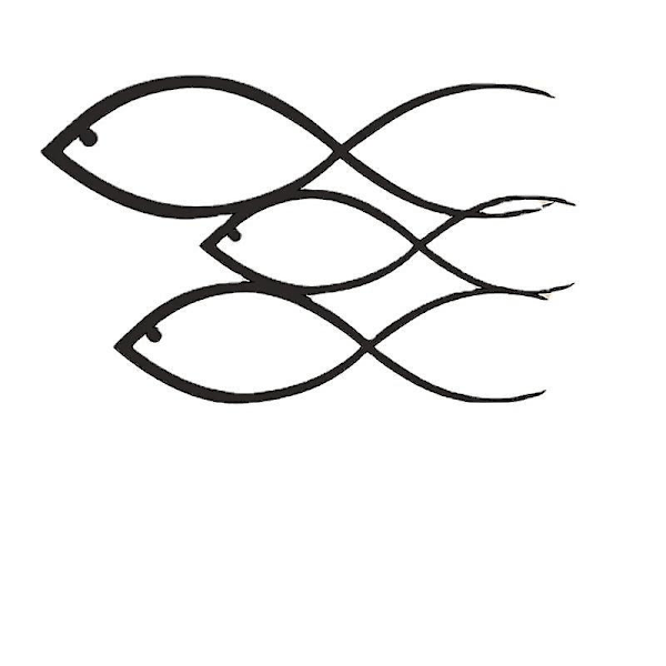 Fisk Metal Vægdekoration, Væghængende Dekor Silhuet Kunst til Hjem Soveværelse Stue Kontor