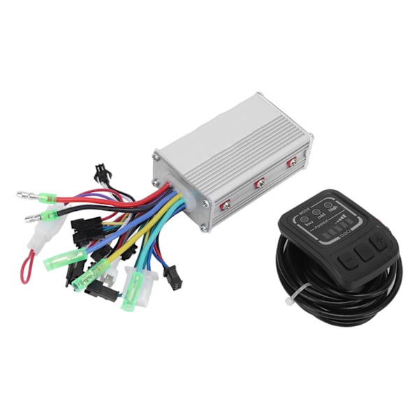 24V 36V 48V 350W Elektrisk Cykel Controller Kit Spænding Automatisk Identifikation Motor Controller og LED Meter til Konvertering
