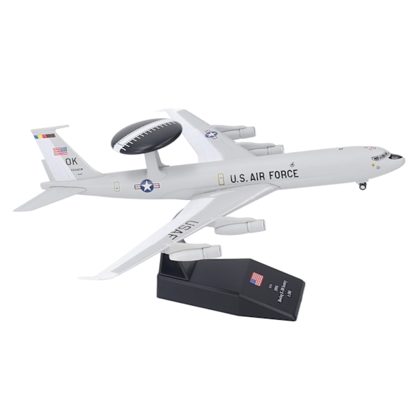 1:200 Skala E3 Flymodell Høy Stimulering Legering Fly Dekorasjon Modell med Display Base