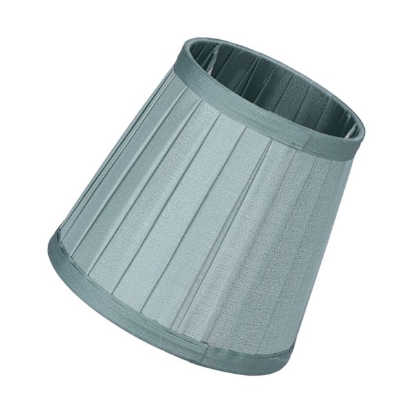 E14 Tyg Lampskärm Soft Clip On Green Tyg Cover för Hotell Halls sovrum