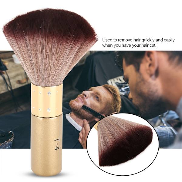 Ammattimainen kampaamo Neck Duster Clean Pehmeä hiusharja kampaussalon parturityökalu