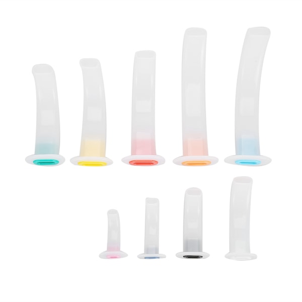 9 stk engangs førstehjælp Oral Air Way Guedel Airway Tube Gas Guide Tube til patienter