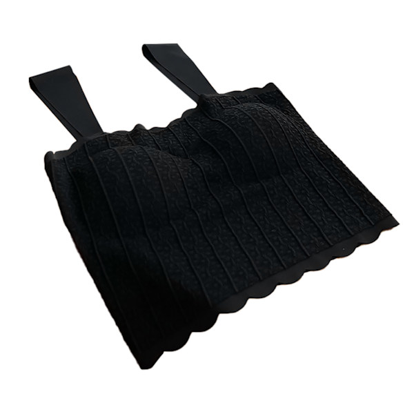 Kvinners Tank Top Slim Fit Sømløs Brystpolstret Pustende Blonder Bred Stropp Basic Camisole Svart Gratis Størrelse (37,5-62,5 kg/82,7-137,8 lb)