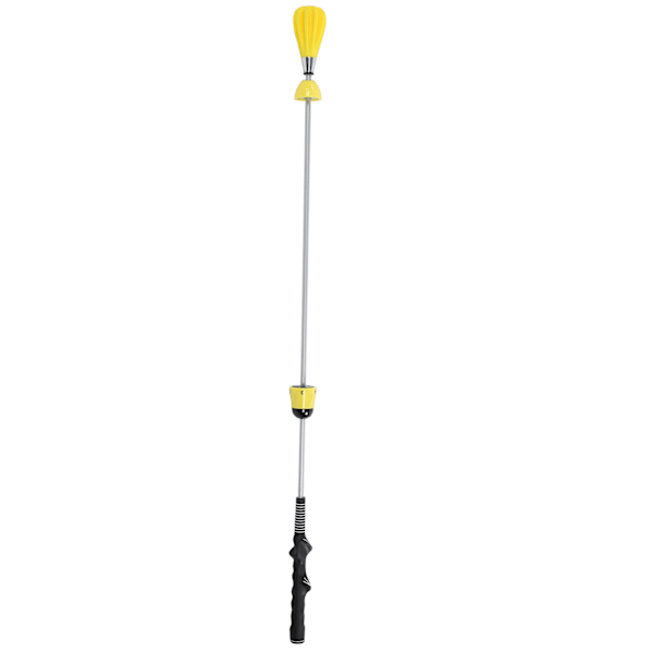 Golf Swing Practice Stick Trainer Device Lightweight Golfer Correction Training Rod ToolYellow