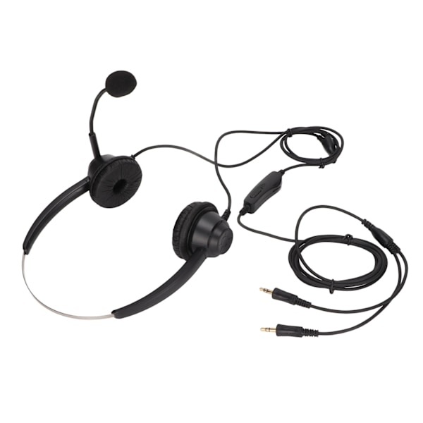 H360D‑PC‑MV mobiltelefon headset forretnings-PC-headset med mikrofon for kontortelemarketing Call Center