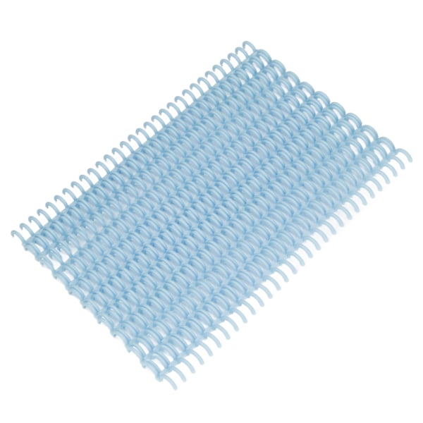10 st bindande ryggar 30 hål 12 mm diameter DIY skärbar plast A4 trådbindande ryggar för skola kontor ljusblå