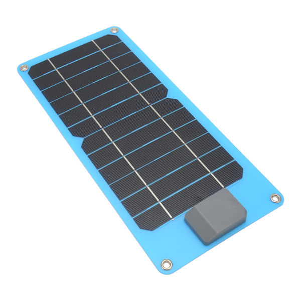 5V 6W USB solpanel laddare IP67 utomhus vattentät mini monokristallin kisel solpanel laddare GKM320 145BL blå