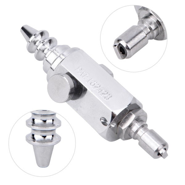 Rustfritt stål Profesjonell 8 cm Mini Portable Scuba Diving Universal Luftdyseutstyr for BCD Inflator Slange Clean ToolSilver