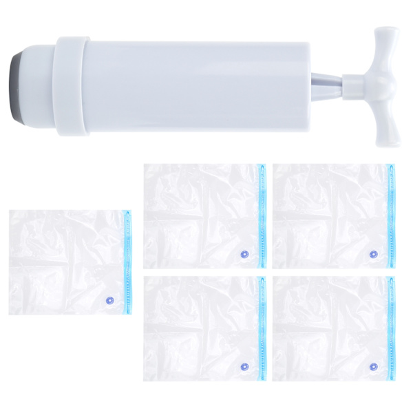 5 stk. filament opbevaringspose 3D printerdele plastik forseglet beskyttelsespose med sugepumpe