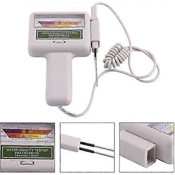 Vedenlaadun testauslaite, elektroninen PH-mittari, kannettava kloorimittari, erittäin tarkka PH-mittari