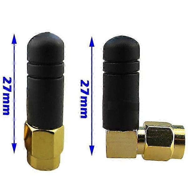 2 STK 3DBi 2.4Ghz WIFI Antenne SMA Han Router Bluetooth Antenner Trådløst Modul 2.4G Antenne Ekstern