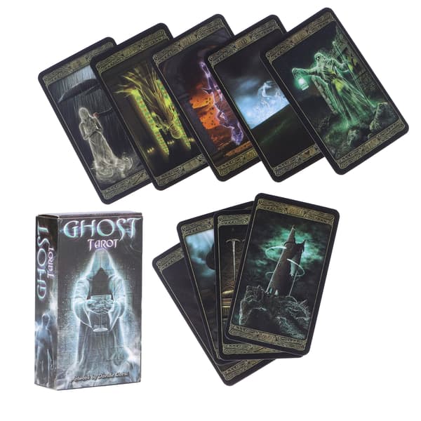 Fate Divination Tarot Deck Engelsk Spådom Tarotkort Brädspel för Nybörjare