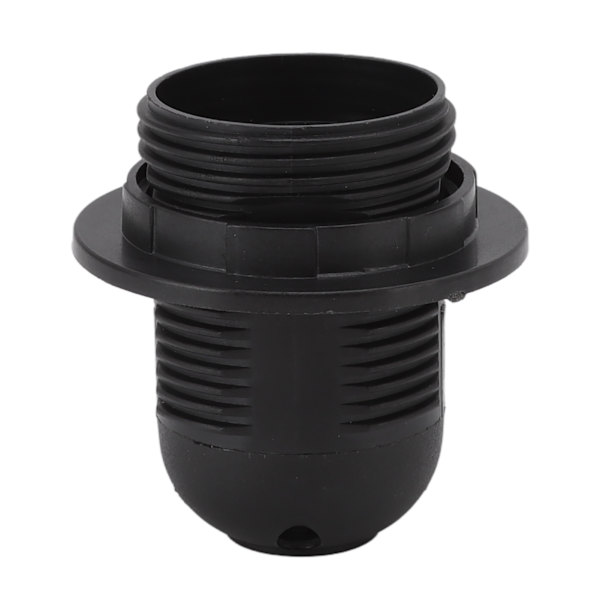 10 stk. E27 lysbase fatning kobberkerne høj temperatur modstand E27 lysholder base med lampe ærme til DIY sort