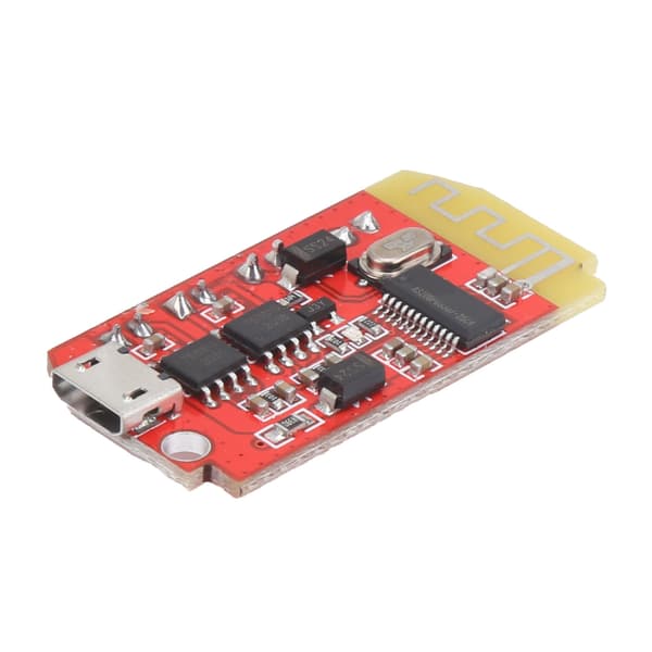 Stereo effektforsterkermodul Bluetooth 4.2 5W+5W lydforsterkerkort med USB-ladeport