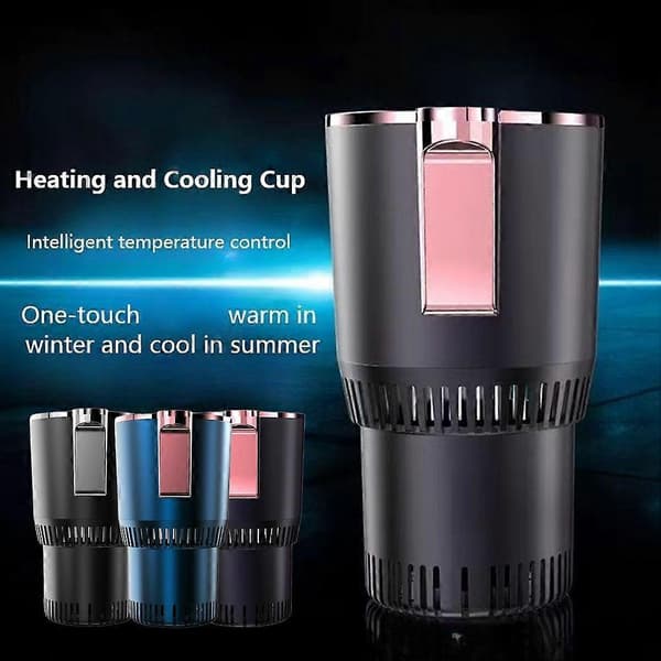 Bil Kjøling Varme Koppholder 12V Automatisk Temperaturkontroll For Reise Blue