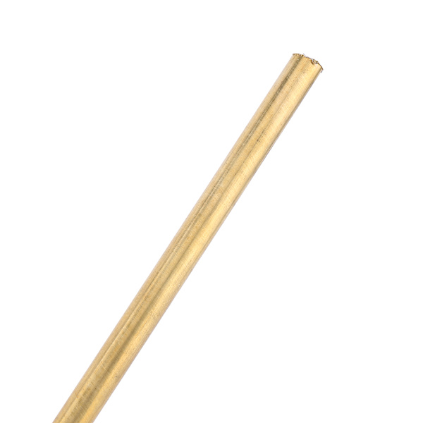 Rör i mässing, rund ytterdiameter 8 mm, längd 200 mm, vägg 0,5 mm