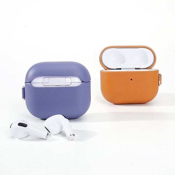 Case kompatibelt med Apple airpods3 - Handgjort med äkta läder - AirPods cover - AirPods cover i läder
