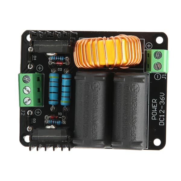 ZVS-modul Flyback Driver Højspændings Trådløs Transmission Strømforsyningsmodul med Spole til DIY-afspiller