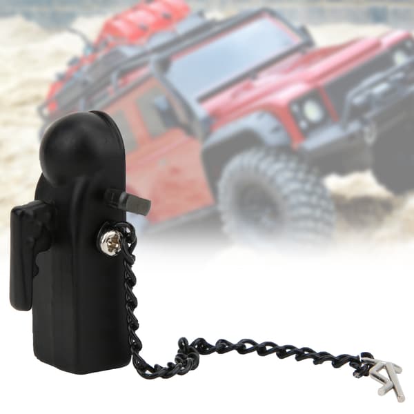 Sort Metal Trailer Spænde Forbindelseskomponent Tilbehør til 90046/90047/TRX4 1/10 RC Crawler Bil Sort