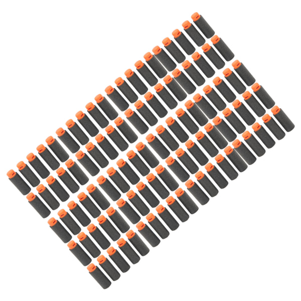100 st Universal Short Dart High Density EVA Soft Shot Harmless Toy Refill för olika Shooting Toy Svart
