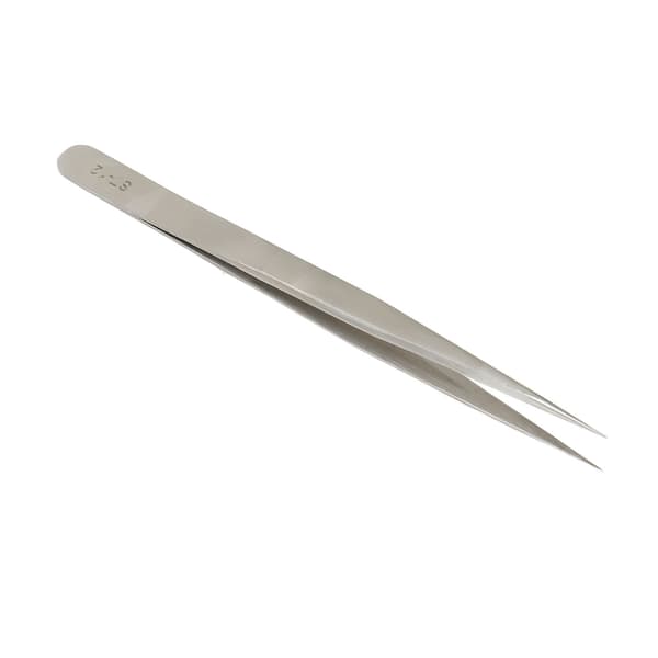 Spids Præcisionspincet Rustfrit Stål Perfekt Justeret Lige Isolerende Pincet til Eyelash Extension