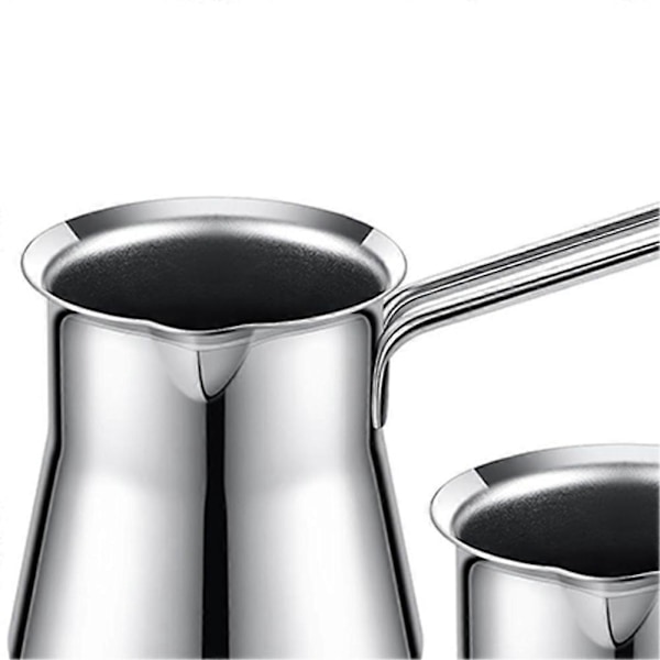 2 Stk. Tyrkisk Kaffekande 44 cl Chai Kande Briki Græsk Kaffekande